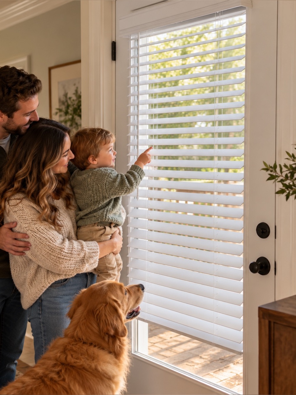 White Window Blinds 22” X 60”